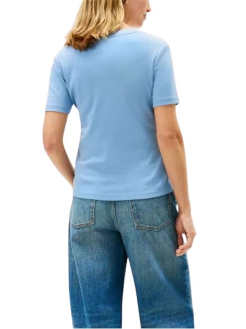 T-shirt slim fit scollo a v Tommy Hilfiger | WW0WW40584C33